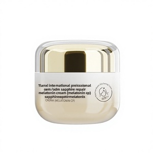 Crème de Soin Quotidienne Aromaine Sapphire à la Mélatonine, Raffinante, Exfoliante, Éclaircissante et Hydratante, Produits de Toilette OEM - Product Image 1