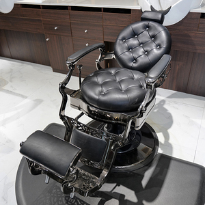 Ghế cắt tóc kiểu cổ điển, ghế dầu, ghế salon tóc, ghế làm tóc có thể thu gọn đặc biệt - Product Image 3