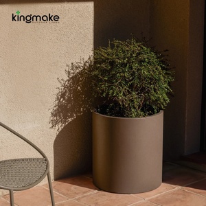 Vente <span class=keywords><strong>en</strong></span> gros directe <span class=keywords><strong>d</strong></span>'usine, grands pots ronds pour hôtel, villa, pots à fleurs <span class=keywords><strong>d</strong></span>'extérieur, pots robustes pour patio et jardin - Product Image 2