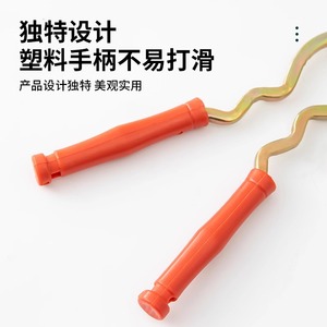 Cascanueces Resistente con Mango Rojo, Herramienta de Cocina Práctica para Romper Nueces - Product Image 5
