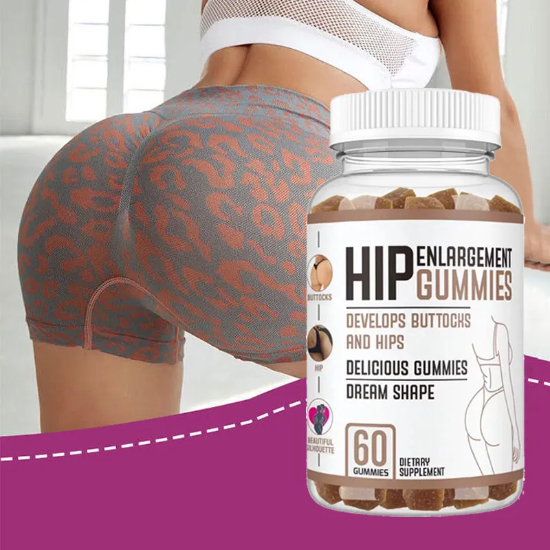 OEM Hip Butt Healthcare Supplements Gummies Butt Lift Enlargement Firms Plump Booster Beauty Hip Gummy for Enhancing Buttock