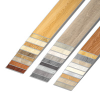 Revêtement de sol SPC en pierre-plastique, type clic, pour usage domestique, 5 mm, style carrelage, pose directe, imperméable, antidérapant, ignifuge