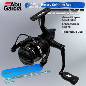 Carrete de Pesca <span class=keywords><strong>Abu</strong></span> Spinning Reel 24, Nuevo Modelo MAXSX de Segunda Generación, Ultraligero, Cuerpo Asimétrico, Copa Inclinada sin Espacios, Lanzamiento Largo, Mano Derecha - Product Image 5