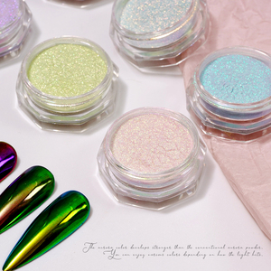 Aurora Fairy Moon Espejo mágico en <span class=keywords><strong>polvo</strong></span> Brillo <span class=keywords><strong>de</strong></span> uñas color decorativo gradiente salón <span class=keywords><strong>de</strong></span> uñas especial - Product Image 4