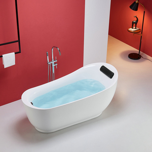 Baignoire autoportante moderne en acrylique pour intérieur, avec drain, idéale pour les hôtels - Product Image 2