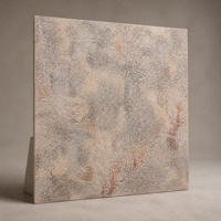 Revêtement mural flexible en pierre Golden Sand, panneau souple en ardoise MCM, revêtement en sable de quartz imperméable