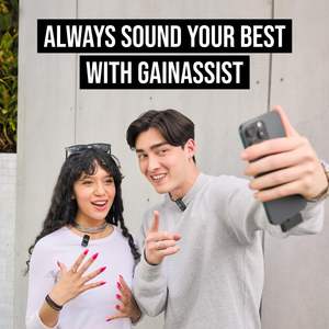 Microphone sans fil micro-compact R DE avec deux micros, étui de charge pour la création de contenu sur smartphone, noir éclair - Product Image 5