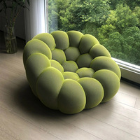Canapé Bulle Roche Bobois de Designer Français, Revêtement en Tissu, Forme Créative pour Showroom et Maison Modèle
