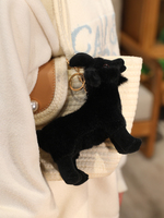 Fabricant de jouets en peluche personnalisés de haute qualité, poupée en peluche, animal en peluche, chèvre noire, jouets en peluche