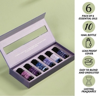 Coffret cadeau d'aromathérapie personnalisé à marque privée, huile essentielle pure 100% naturelle, lavande et tea tree, 10 ml, durée de conservation de 3 ans