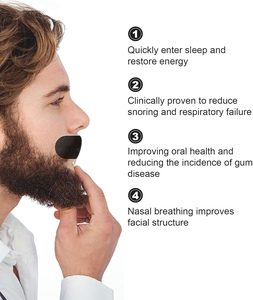 Bandes adhésives buccales et nasales anti-ronflement pour une meilleure respiration et un sommeil amélioré, avec impression de logo sur mesure, pour le sport et la respiration nasale - Product Image 2