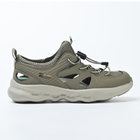Chaussures de marche respirantes à découpes ajourées en maille PU, semelle extérieure en caoutchouc résistante à l'usure, pour le trekking et le jogging en extérieur