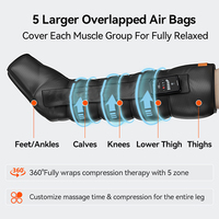 Appareil de pressothérapie homologué CE, machine de pressothérapie professionnelle, récupération, drainage lymphatique, massage des jambes par compression d'air