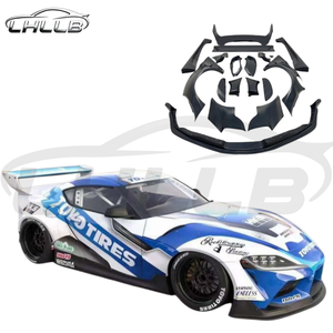 ชุดแต่งคาร์บอนไฟเบอร์ Pandem V1 Style Wide Body Kit ครบชุดสำหรับ Supra MK5 A90 A91 ประกอบด้วยลิ้นหน้า สปอยเลอร์หลัง ดิฟฟิวเซอร์ โครเมียม - Product Image 1