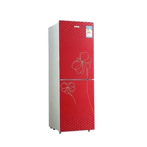 191l refrigerador central dupla porta, congelador, refrigeradores, plástico elétrico portátil, compressor mecânico 220