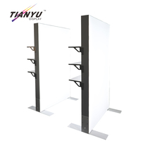 Profilé en aluminium personnalisé vierge support magnétique personnalisé double face test mince boîte à lumière LED tissu publicitaire