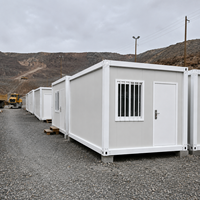 Maison conteneur démontable à installation rapide, bâtiment préfabriqué pour camp de travailleurs, secours en cas de catastrophe et dortoir de chantier