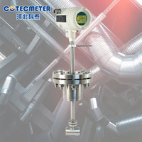 12inch Rs485 Differential Pressure Laboratory Steam Flowmeter Gas Chlorine Nitrogen Flowmeter Insert Vortex Flow Meter for Air