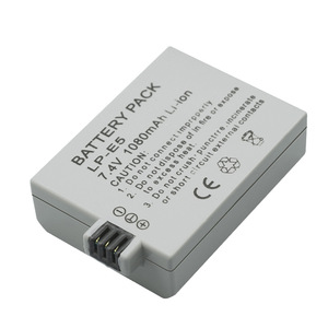 แบตเตอรี่กล้อง LP-E5 1080mAh สำหรับ Canon EOS 450D 500D 1000D ได้รับการรับรองมาตรฐาน CE RoHS ขายส่งจำนวนมาก คุณภาพพรีเมียม - Product Image 3