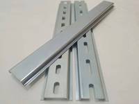 Rail de guidage en acier laminé à froid DIN 357.5 norme EN 60715 avec trous pour disjoncteur/MCB/boîte de distribution, marque T&G