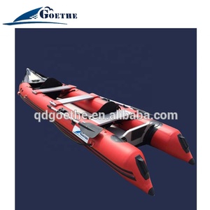 Goethe Goboat GTK430 14ft Thuyền Bơm Hơi PVC Thuyền Đánh Cá Xuồng Kayak Với Bàn Đạp - Product Image 3