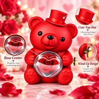 Boîte Cadeau Fait Main à Motif Ours Mignon pour la Saint-Valentin Romantique, Prix Usine Inédit