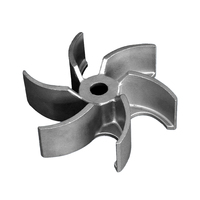 Turbine de pompe ouverte sur mesure en acier inoxydable 304 316, moulée par investissement, pour pompe centrifuge à eau