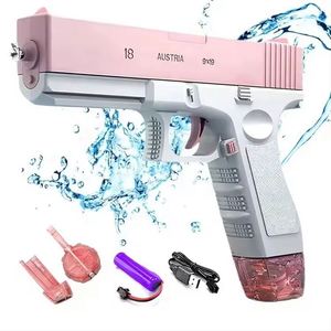 ปืนฉีดน้ำไฟฟ้าแรงดันสูงพิเศษ ระยะไกลพิเศษ ยิงต่อเนื่อง อัตโนมัติ รุ่นใหม่ ปี 2024 ของเล่นปืนฉีดน้ำขนาดใหญ่ - Product Image 2