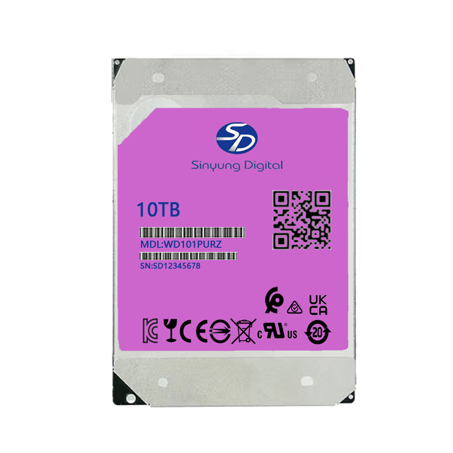 10TB Monitoring Hard Drive WD100PURX WD100EJRX WD101PURZ WD101PURA WD102PURZ WD102PURP WD101PURP WD101EJRP 3.5" 7200RPM HDD