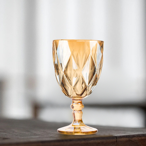 Vente en gros d'un ensemble de 6 pièces ambrées de 300ml de luxe élégant avec emballage en carton <span class=keywords><strong>gobelet</strong></span> à vin en verre cristal - Product Image 6