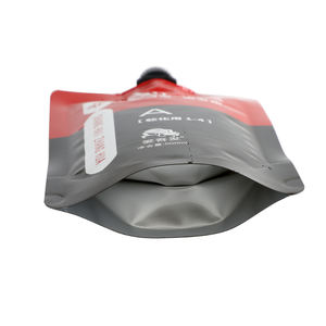 Bolsa con cremallera de papel de aluminio de 500ml, logotipo de impresión personalizado, detergentes para champú, crema permanente, loción, bolsa con boquilla líquida, bolsa de pie, embalaje - Product Image 5