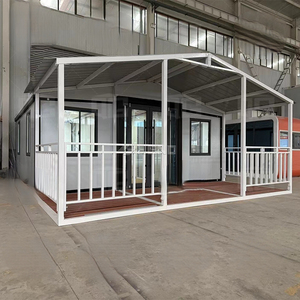 Casa Contenedor Prefabricada de 20 Pies con Balcón de Dos Alas, Lista para Enviar para Granjas <span class=keywords><strong>o</strong></span> Islas - Product Image 3