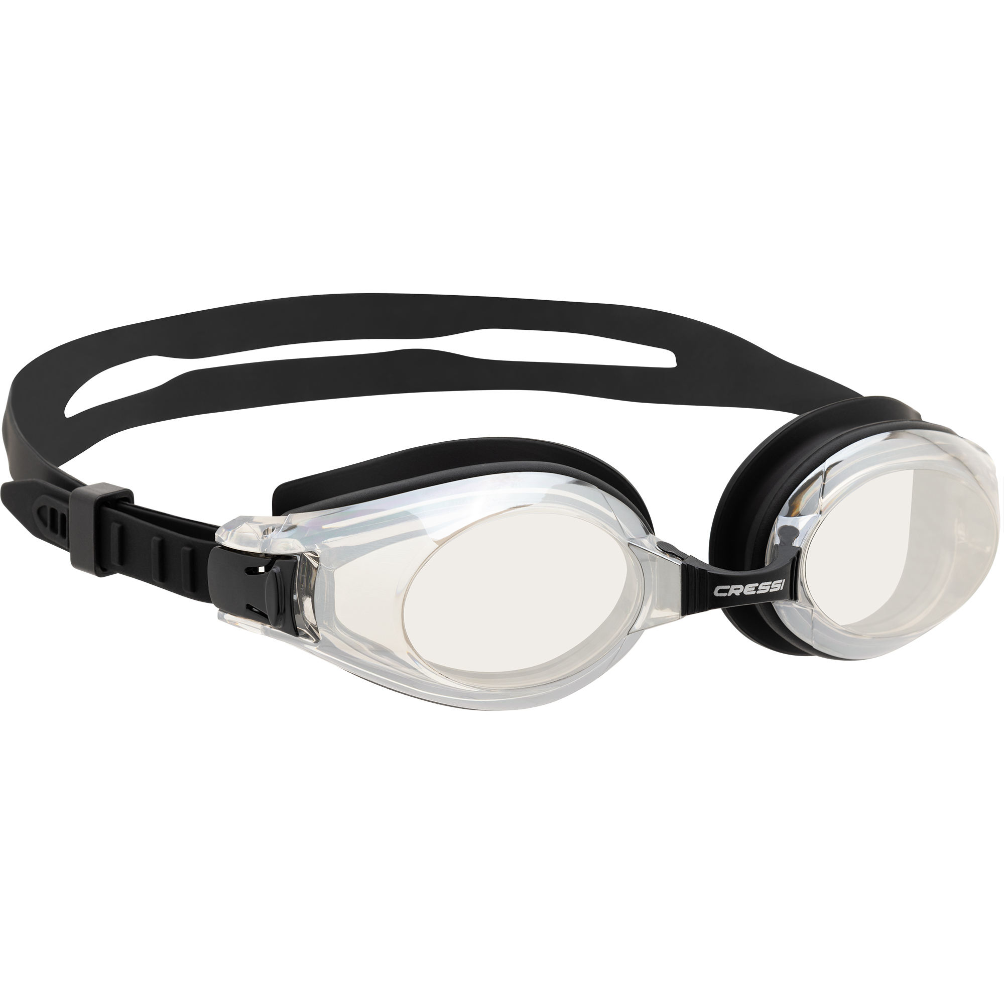 Schwarz / Schwarz / Silber Verspiegelte Linse