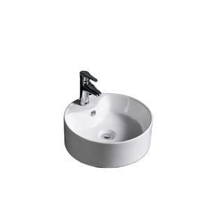 High Quality Commercial Ceramic Vessel Sink Modern Farmhouse Outdoor Bathroom Hotel School Countertop Use - Product Image 1
