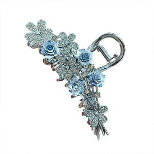 Pinzas de Pelo Grandes con Borlas y Cristales Acrílicos Brillantes Rhinetosne para Mujer, Lindas para Uso Diario - Product Image 5