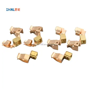 precision electric stamping part metal electric customized brass stamping part copper terminal contact part of switch and socket