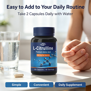 Cápsulas de L-Citrulina de Marca Privada, 1500 mg por Porción, 120 Cápsulas por Botella, Suplemento Dietético de Aminoácidos - Product Image 4
