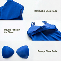 Maillot de bain menstruel une pièce OEM personnalisé, coupe haute, 4 couches, anti-fuite, séchage rapide, pour femme