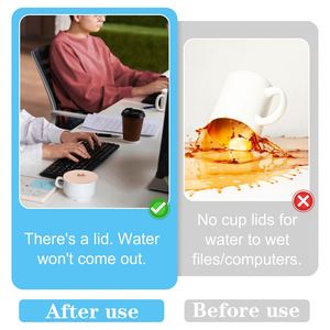 Couvercles de tasses en silicone durables, anti-poussière et hermétiques, pour vente en gros, cadeaux promotionnels d'entreprise - Product Image 5