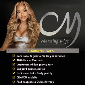 Peluca de Cabello <span class=keywords><strong>Humano</strong></span> con Ondas Largas <span class=keywords><strong>y</strong></span> Naturales, sin Pegamento, con Frente de Encaje 13x4, Cabello Remy Vietnamita, para Encaje HD Transparente, Color Marrón Natural/Negro para Mujeres - Product Image 6