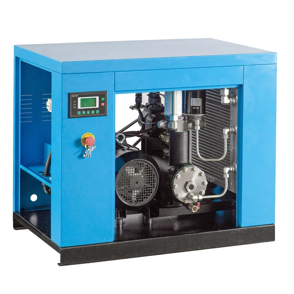 Dmc China Manufactory 8bar 7.5kw 10hp 40cfm Direct Gedreven Roterende Soort Schroef Compressor Voor Algemene Industriële Oem