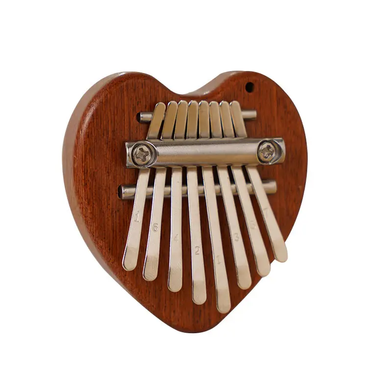 Finger thumb piano 8 keys kalimba cases mini kalimba Mini Wood Musical Instruments For Kids calimba
