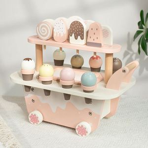 Birthday Party Pretend Shop Toy Role-Play Store With <b>Storage</b> Trolley Play Ice Cream Cart Toys for <b>Kids</b> - Product Image 2