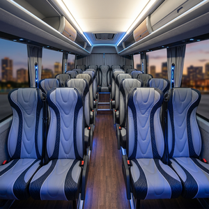 Sièges de sécurité et de confort Star Vip VIP pour bus, application en bus, certifiés ISO9001:2000, sièges de luxe professionnels - Product Image 3