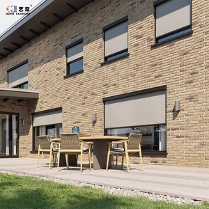 ม่านม้วนบังแสงสีทึบกันน้ำแบบคลาสสิกหน้าต่างมีซิปบังแสงกลางแจ้งสีทึบ - Product Image 2