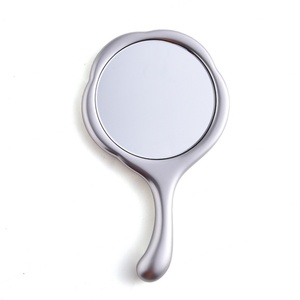 High Quality Flower Shape Different Color Debossed Logo Handheld <b>Mirror</b> - Product Image 4