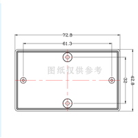 Boîtier de Rangement Électronique de Haute Qualité en Plastique ABS IP54 pour Cartes de Circuits Imprimés avec Options de Couleurs Personnalisées