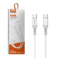 Câble de charge rapide en silicone SOMOSTEL BJ10 1,2 m 60W/100W USB-C vers USB-C et 27W USB-C vers iPhone 3,1A pour transfert de données rapide