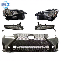 Kit de Carrocería RAYSEZE RC para Lexus 2015 2016 2018 RC350, Faro Delantero RC200T RC250, Rejilla Deportiva, Parachoques Delantero, Luz Diurna