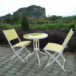 Juego de restaurante y balcón de Metal, conjunto de bistró, <span class=keywords><strong>muebles</strong></span> <span class=keywords><strong>para</strong></span> Patio pequeño, colorido, venta al por mayor - Product Image 1